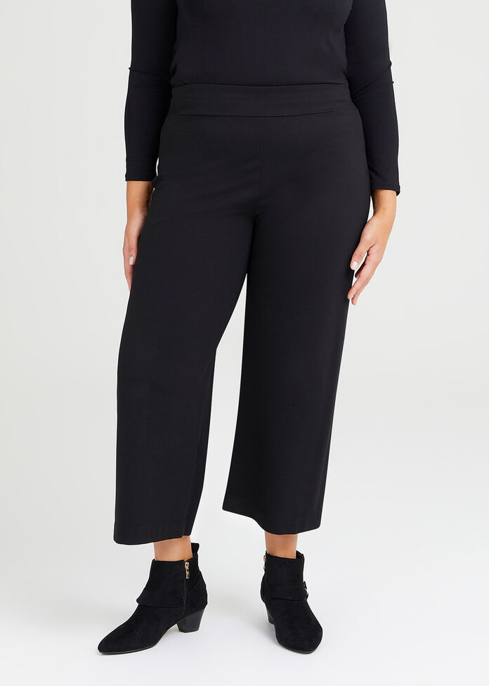 Bamboo Ponte Culotte Pant, , hi-res