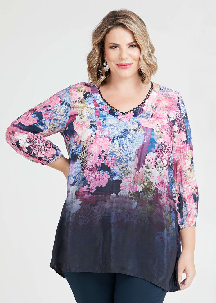 Natural Mykonos Boho Tunic, , hi-res