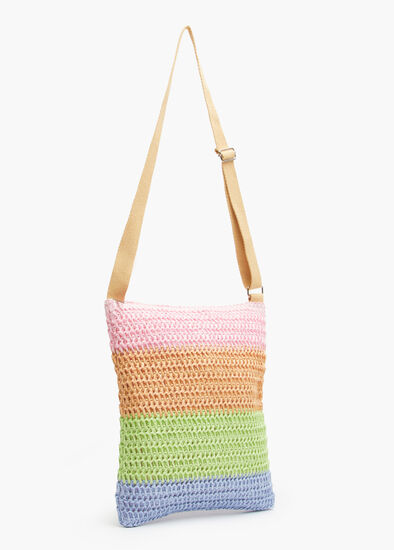 Raffia Stripe Bag