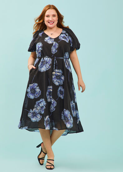 Plus Size Poppy Tencel Midi Dress