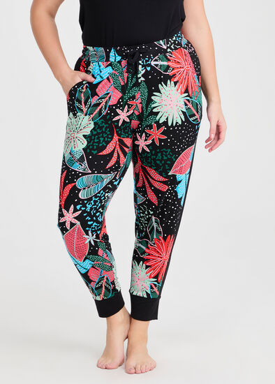 Plus Size Bamboo Floral Fiesta Pyjama Pant