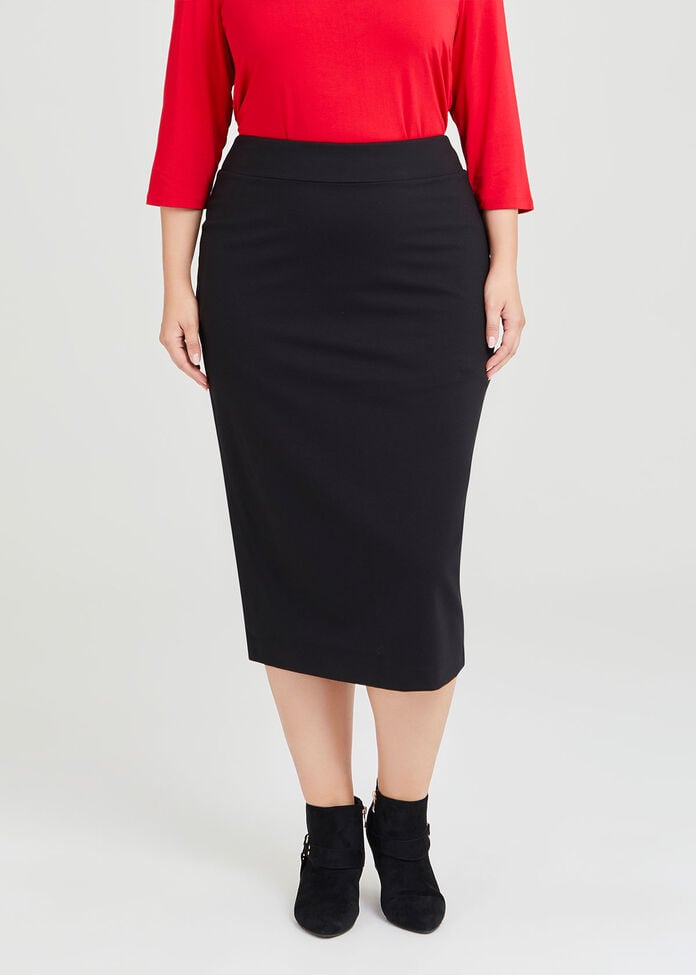 Agent Bamboo Ponte Skirt, , hi-res
