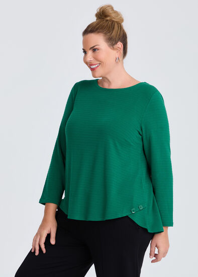 Plus Size Natural Muse Texture Top