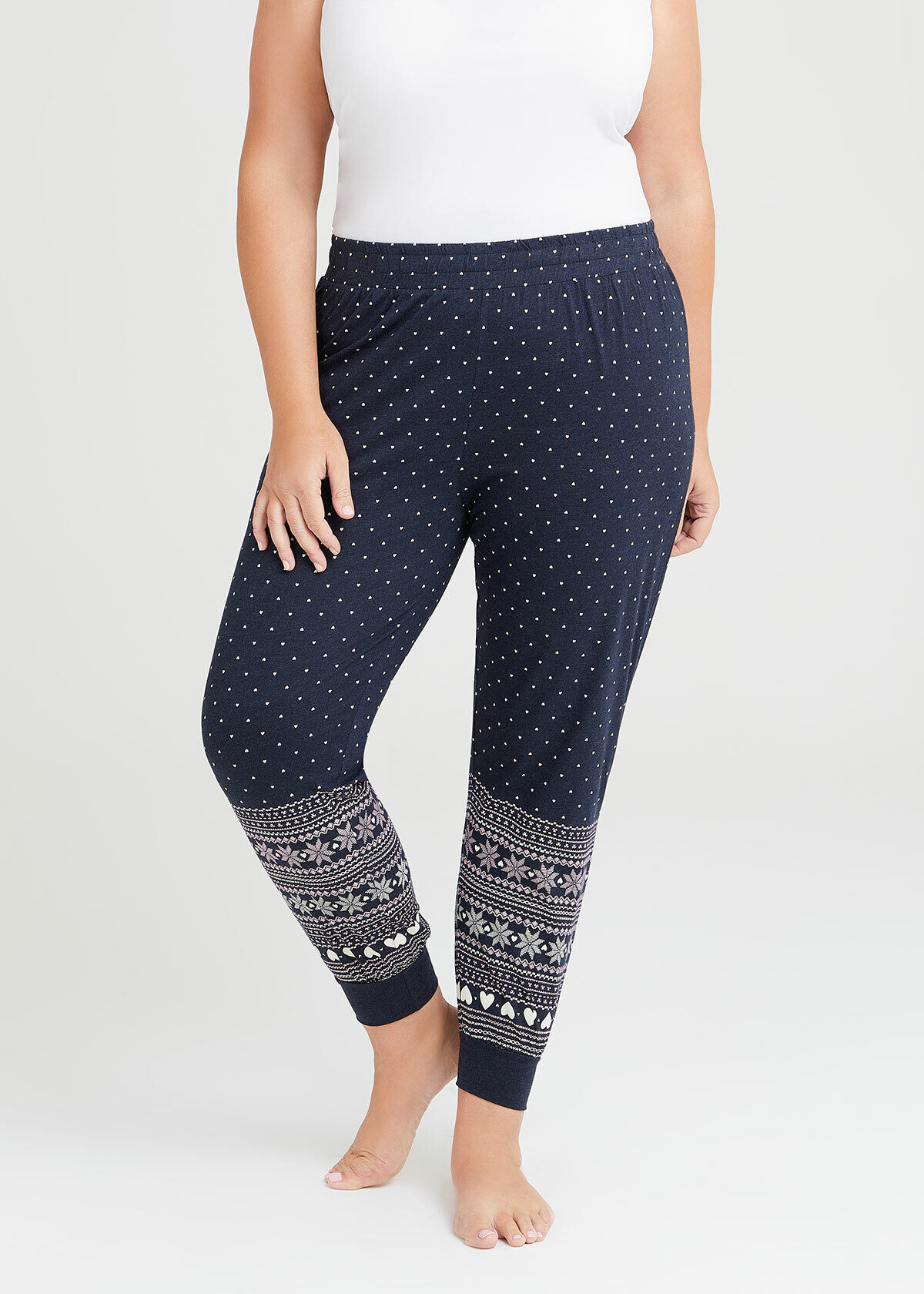 Shop Cotton Mix Fairisle Pyjama Pant in 