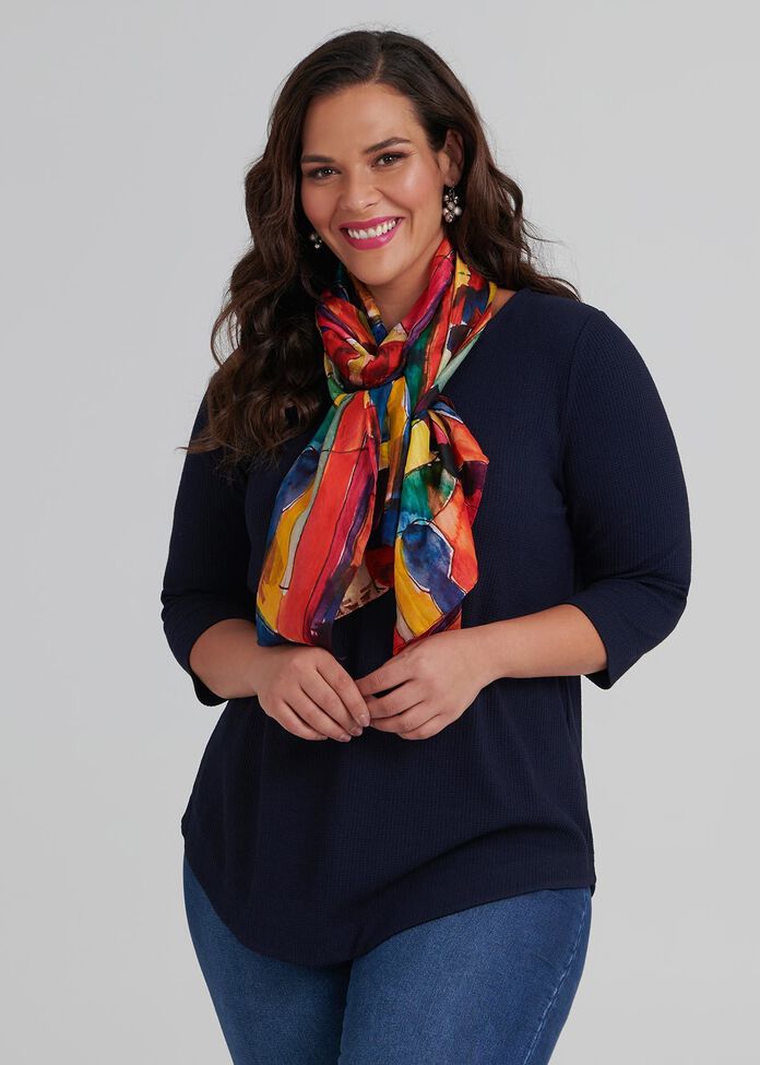 Primary Silk Scarf, , hi-res