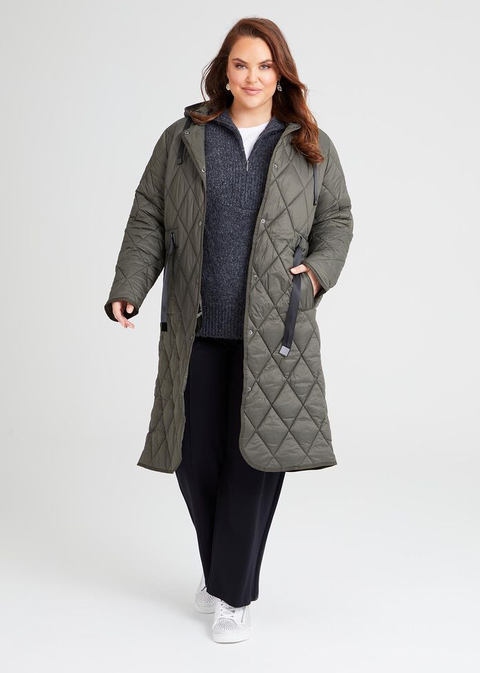 Half Zipper Cozy Knit Jumper, , hi-res