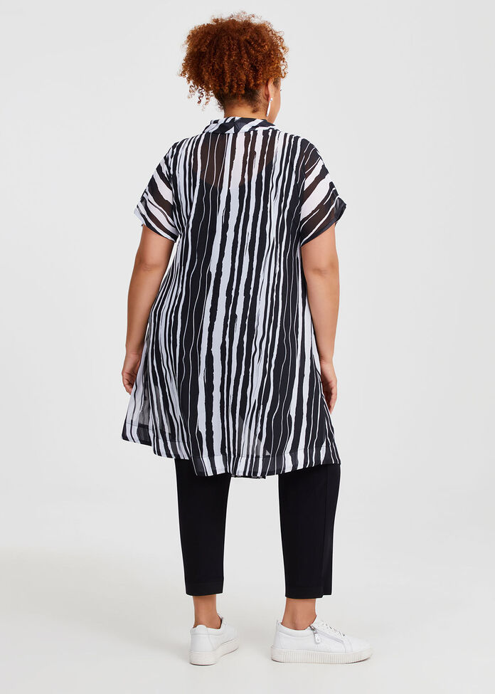 Maria Chiffon Split Front Tunic, , hi-res
