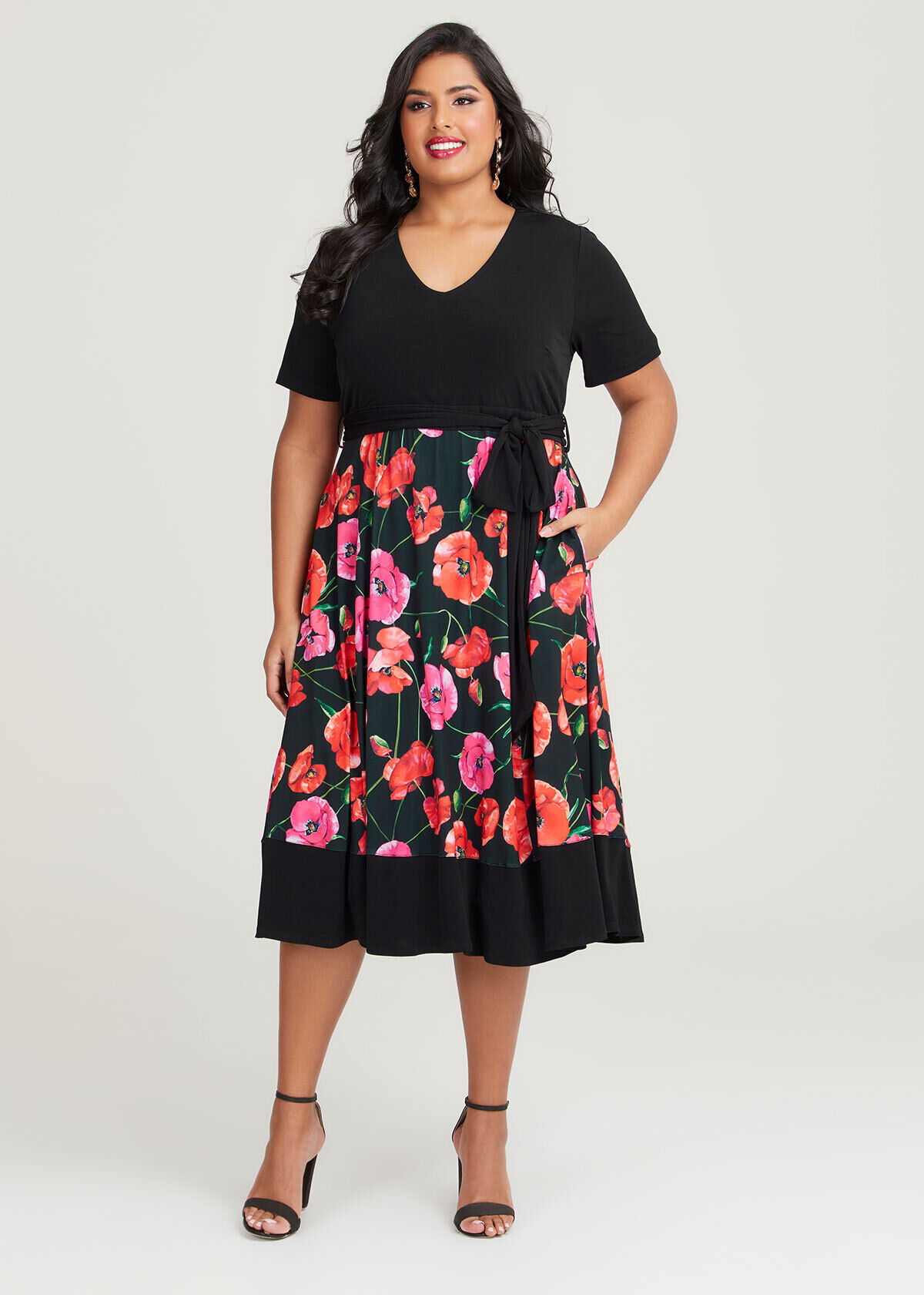 Plus size shop floral dress australia