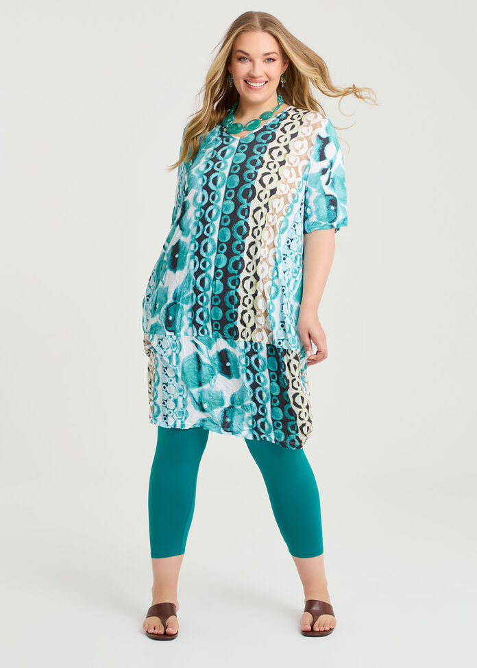 Ombre Spot Bamboo Tulip Dress, , hi-res