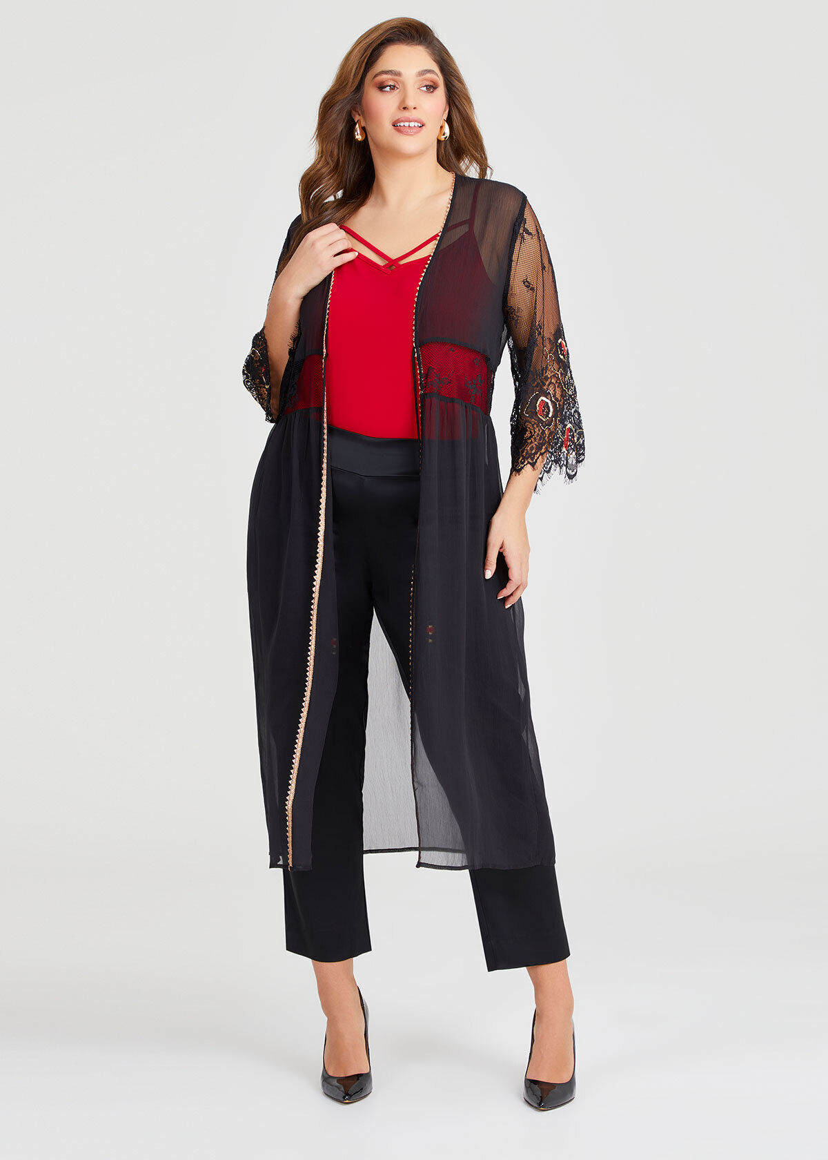 Plus Size Kimono Tops Australia Curve Kimono Robes Taking Shape AU