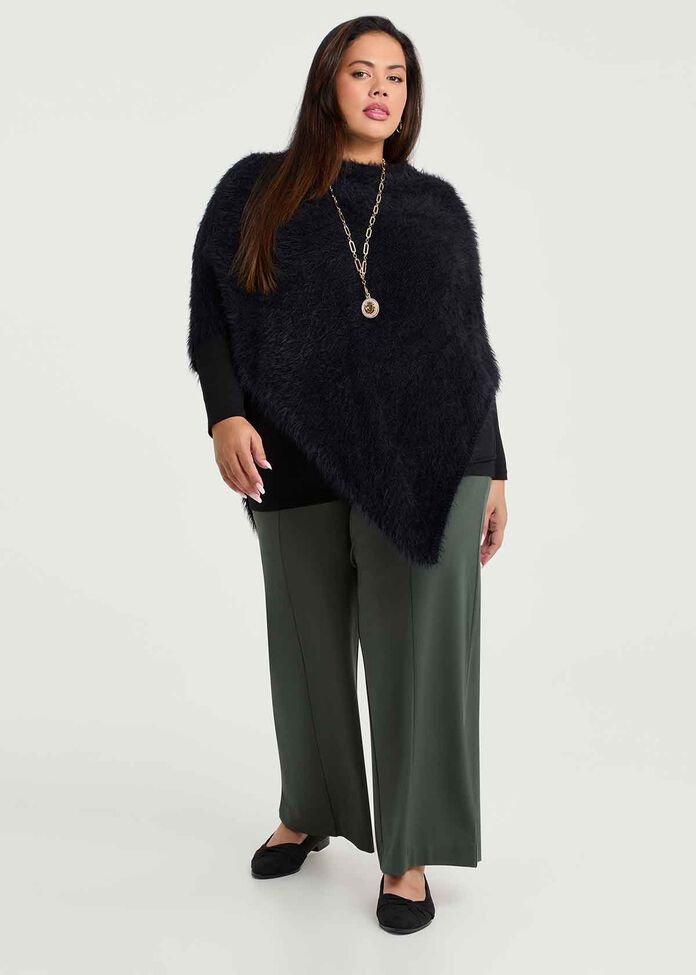 Fuzzy Poncho, , hi-res