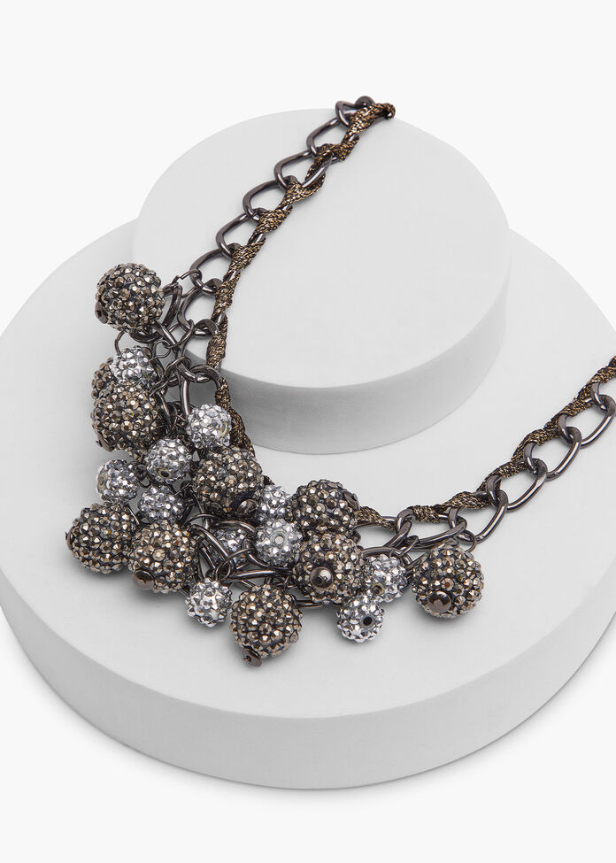 Shiny Ball Necklace, , hi-res