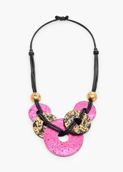 Short Circle Necklace,  Plus Size Short Circle Necklace