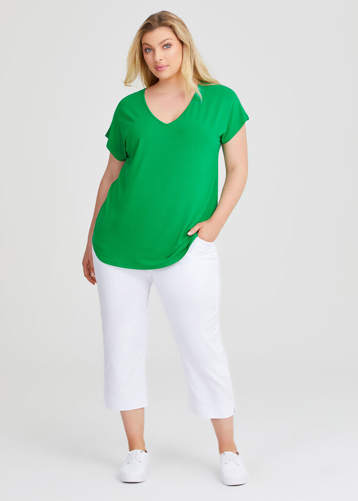 Natural Everyday V-neck T-Shirt, , hi-res