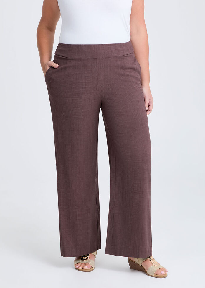 Natural Kaia Wide Leg Pant, , hi-res