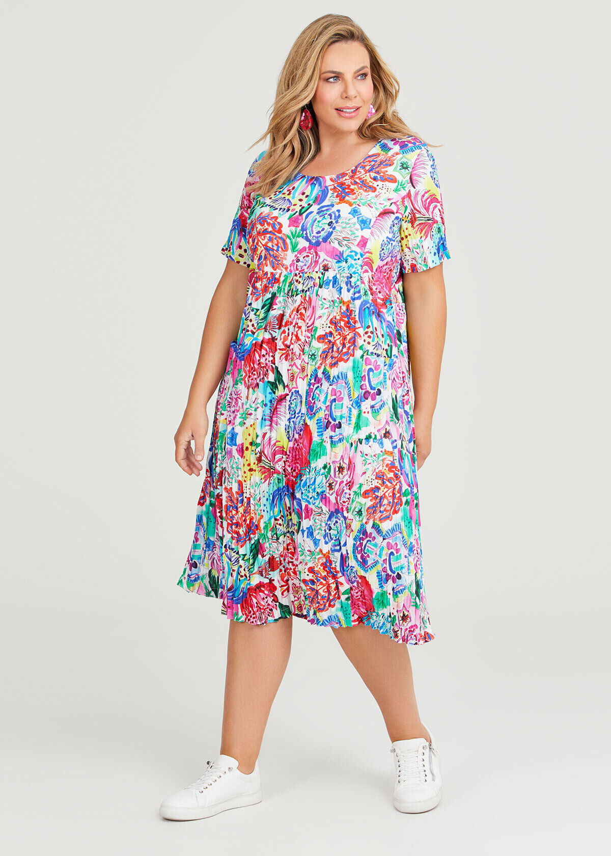 Plus size cheap cotton shirt dress