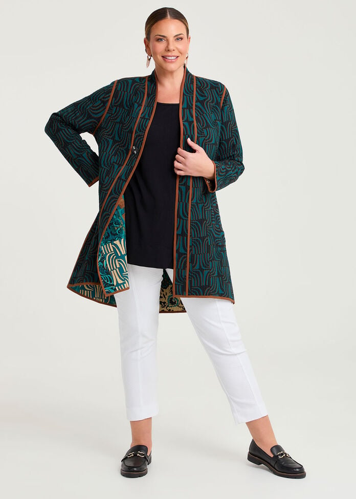 Reversible Quilt Natural Jacket, , hi-res