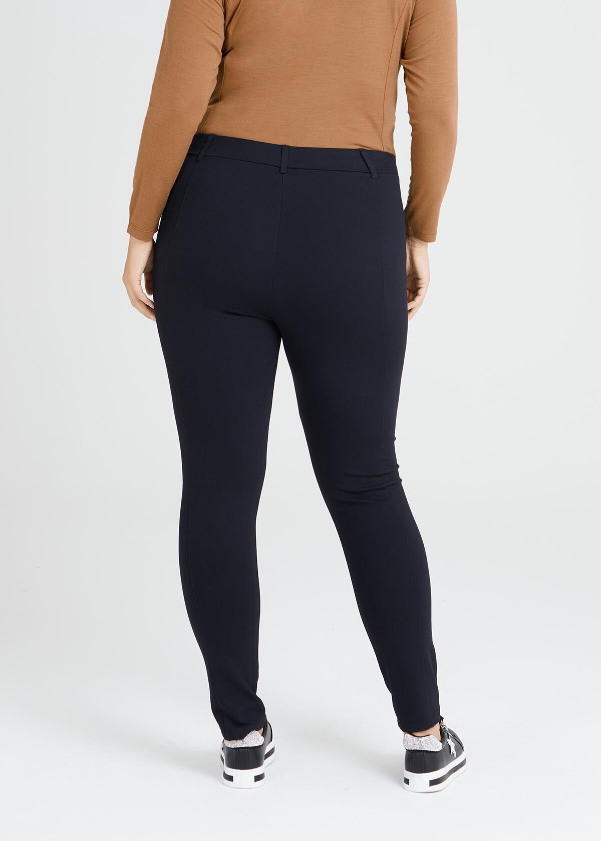 Shop Tall Ponte Seam Leggings in Black 
