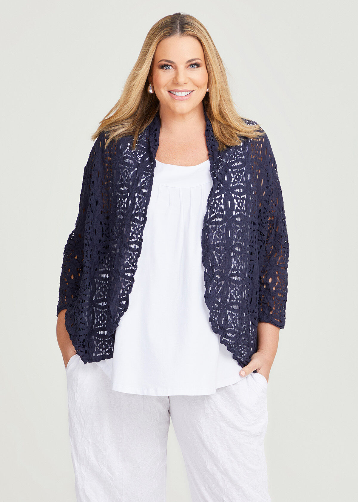 Plus Size Cardigans Long Short Sleeve Taking Shape AU