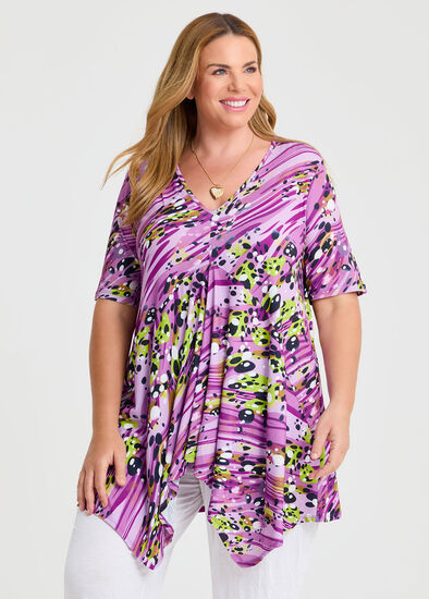 Plus Size Maisie Drape Front Top