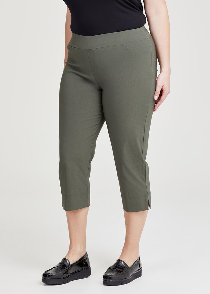 Expose Split Hem Crop Pant, , hi-res