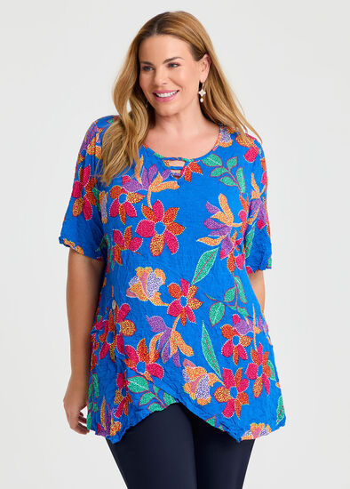 Plus Size Andrea Crushed Top