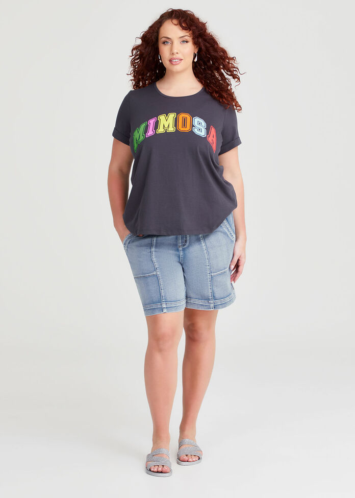 Cotton Mimosa T-shirt, , hi-res