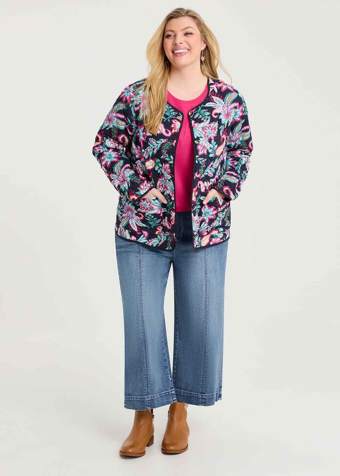 Natural Bloom Reversible Jacket, , hi-res