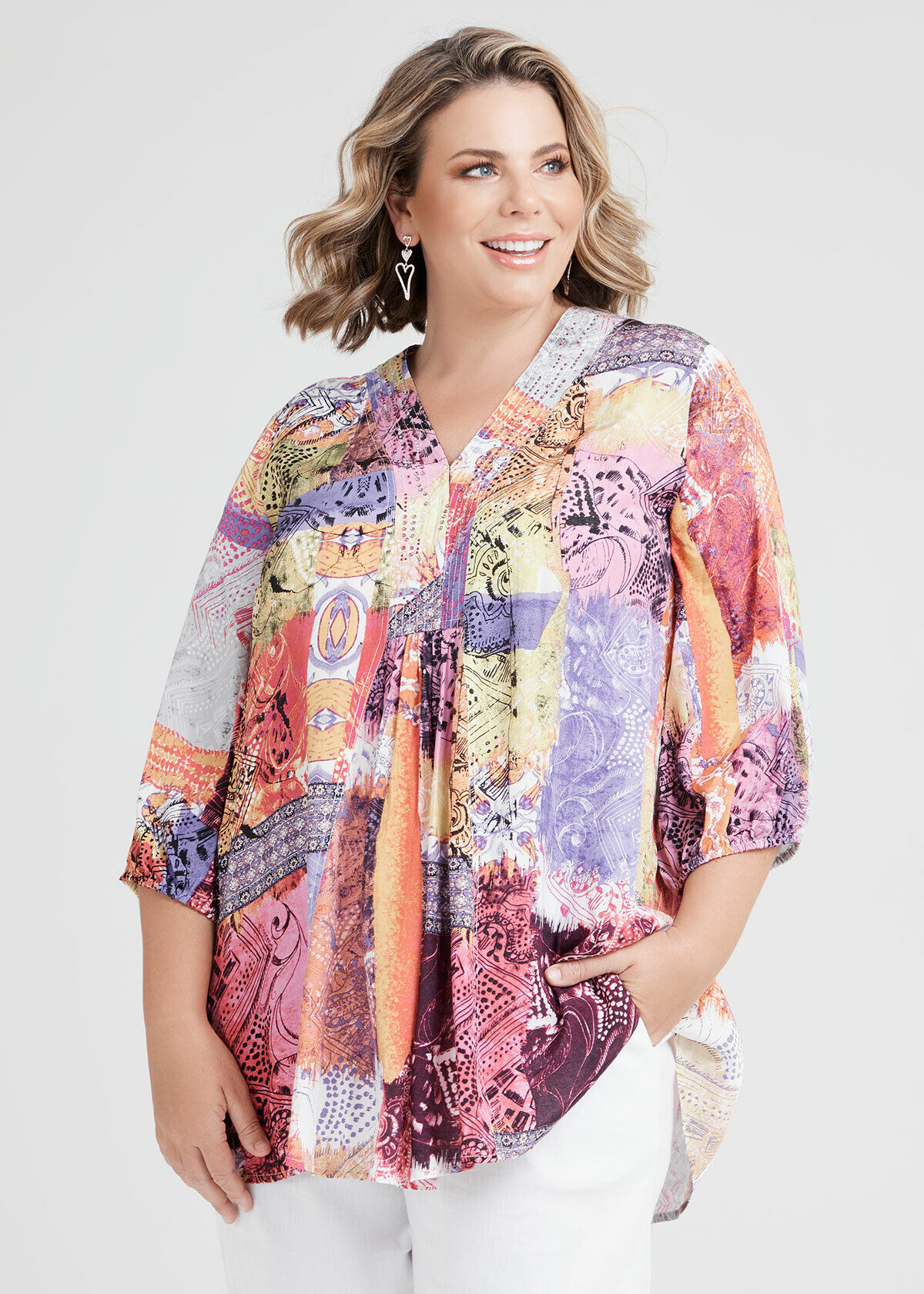 Tunic blouses uk clearance
