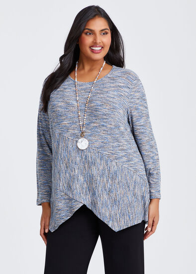 Plus Size Casa Multi Rib Top