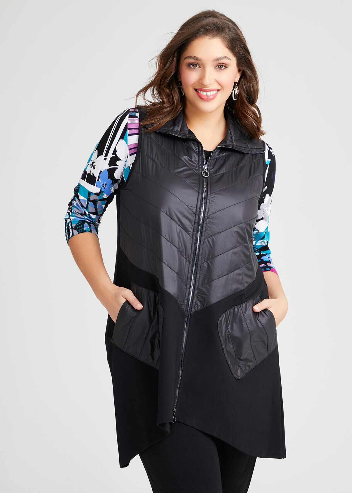Vests for plus size ladies Clearance