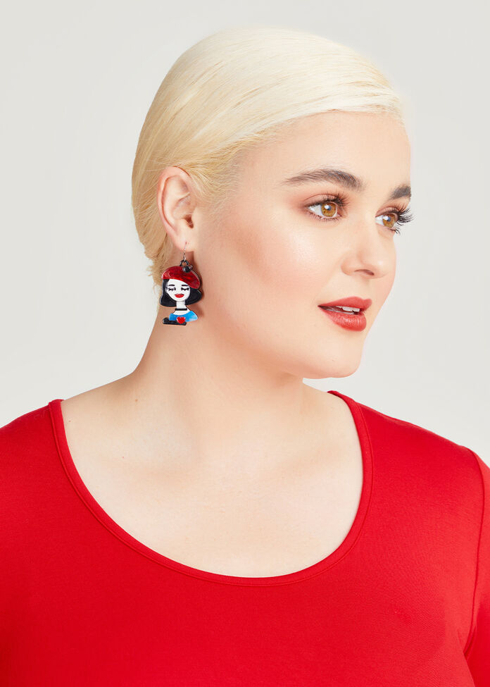 Quirky Earrings Celine, , hi-res