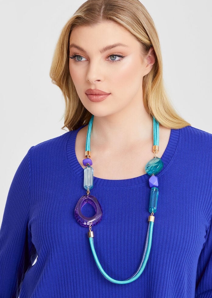 Long Rope Necklace, , hi-res