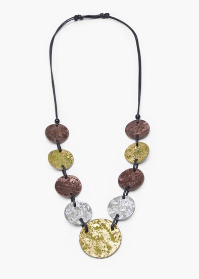 Metallic Statement Necklace