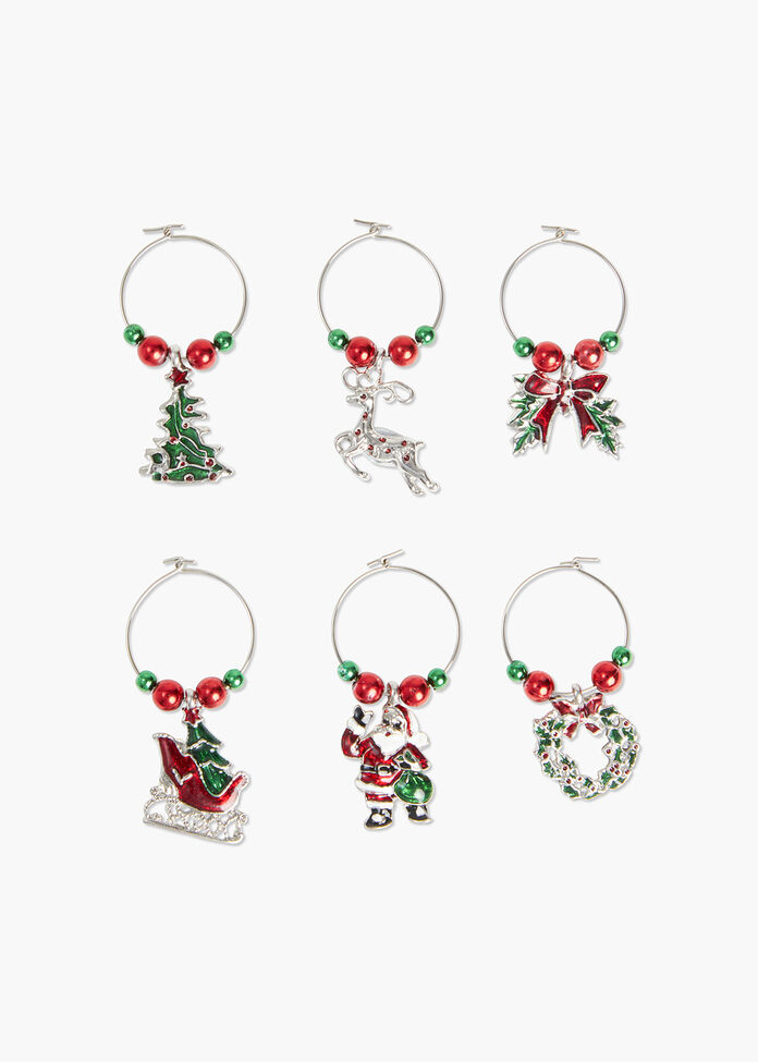 Shop Set of 6 Wine Glass Markers Accessories Taking Shape AU