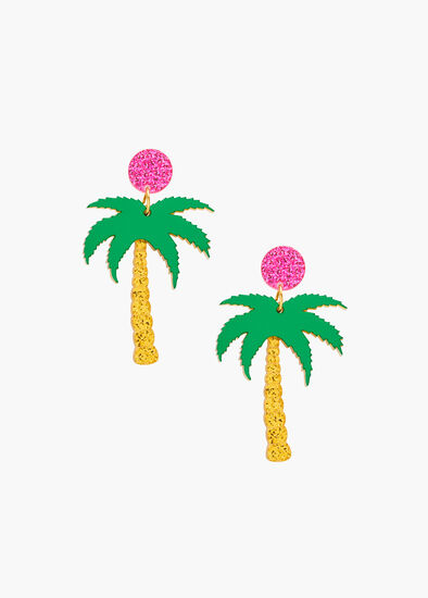Palm Tree Earrings