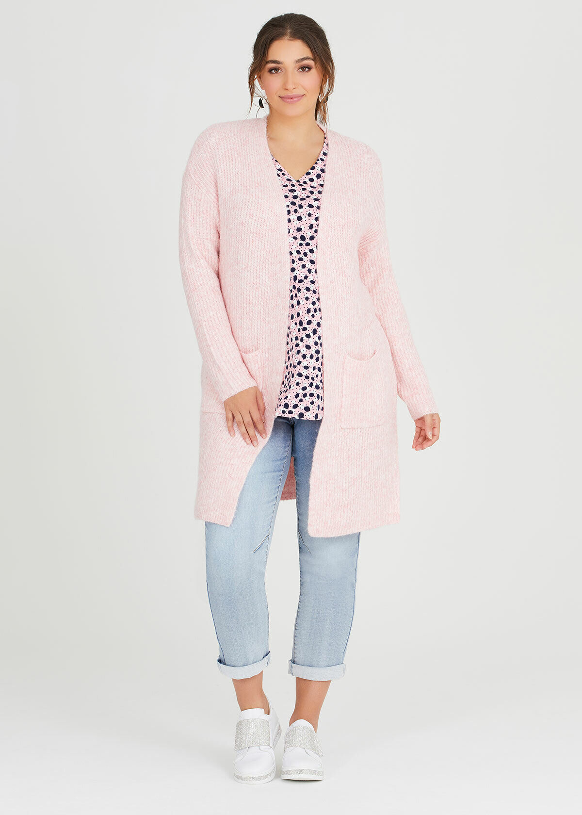 Plus size blush cardigan hot sale