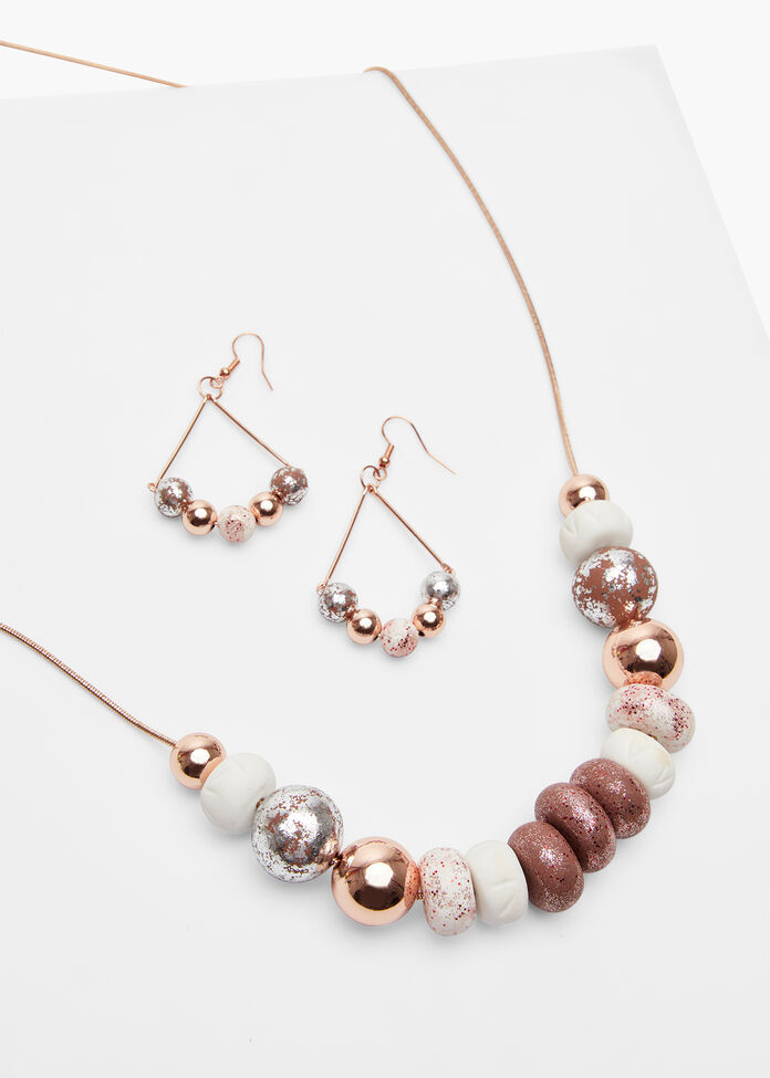 Polymer Clay Ball Earrings, , hi-res