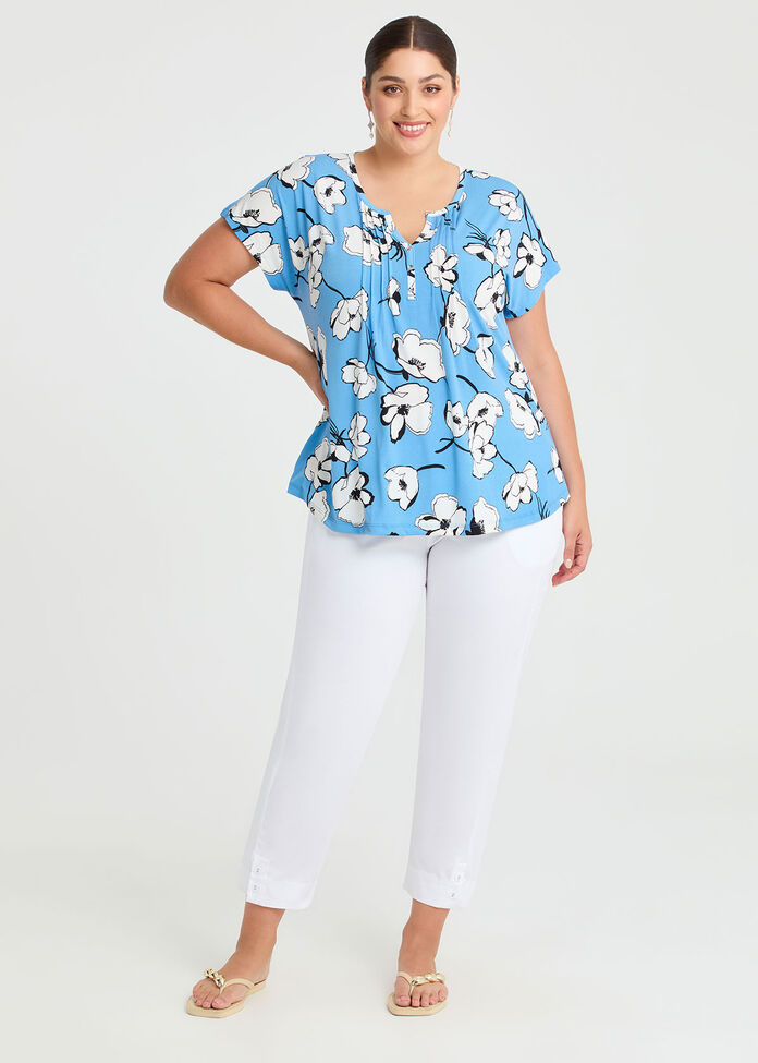 Kylie Henley Neck Top, , hi-res