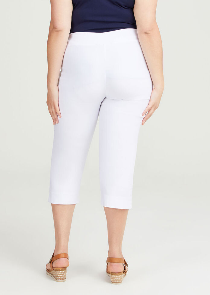 Shop Plus Size Editorial Crop Pant in White | Taking Shape AU