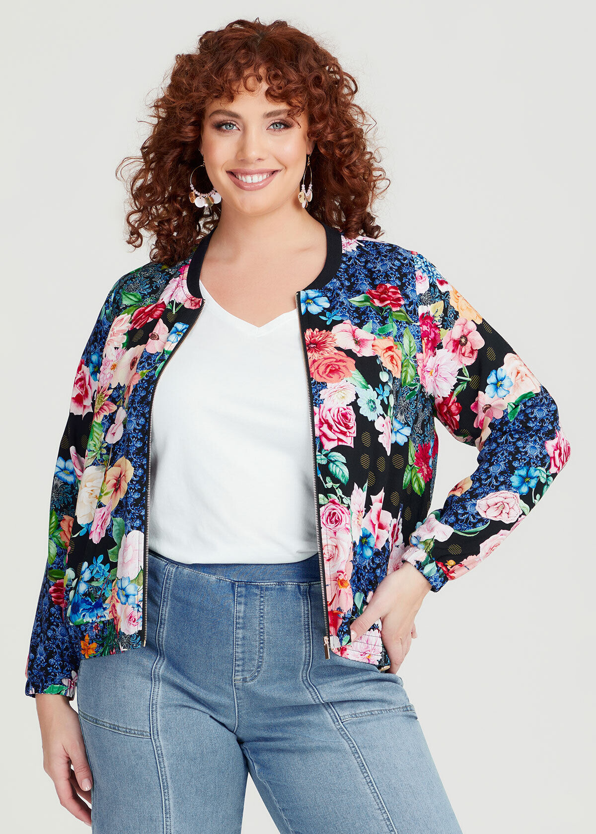 Floral bomber shop