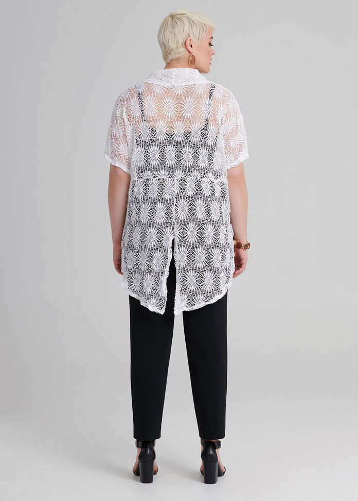 Map It Out Lace Top, , hi-res