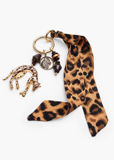 Cheetah Bag Charm