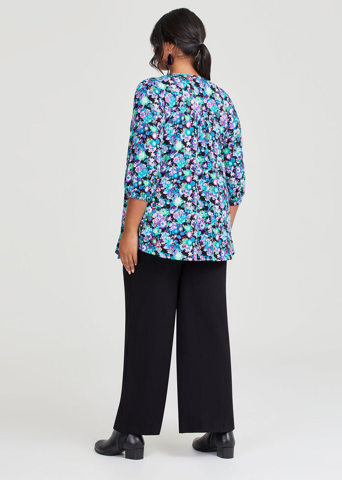 Shop Plus Size Natural Ditzy Days Top in Multi | Sizes 12-30 | Taking ...