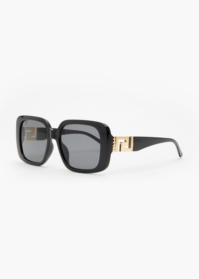 Black Classic Sunglasses, , hi-res