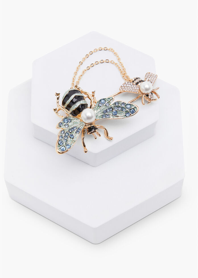 Bee Pin Brooch, , hi-res