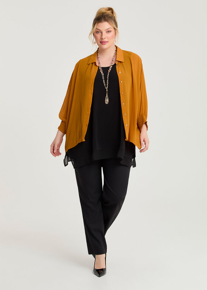 Chiffon Horizon Shirt, , hi-res