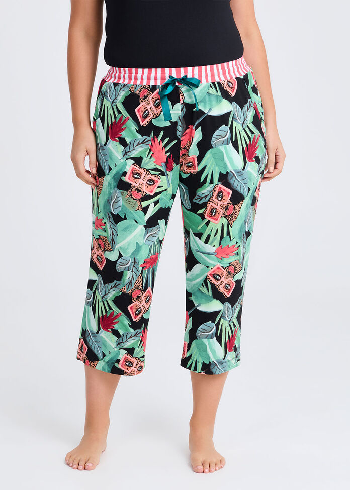 Bouffants Tropical Glam Pj Pant, PRINT, hi-res
