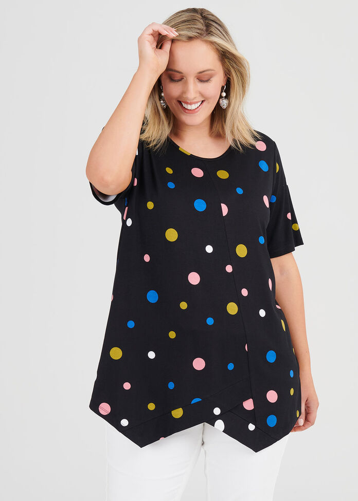 Bamboo Dots Top, , hi-res