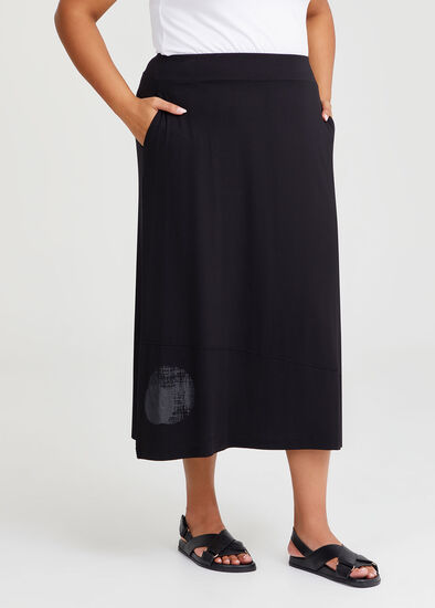Plus Size Natural Palm Cove Skirt